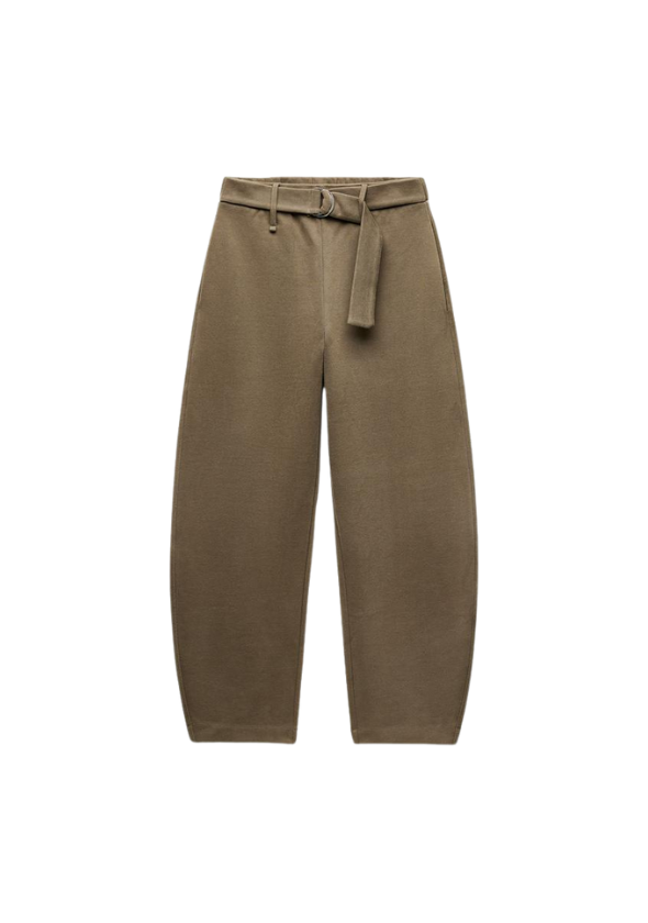 H&_M BELTED SOFT PANTS