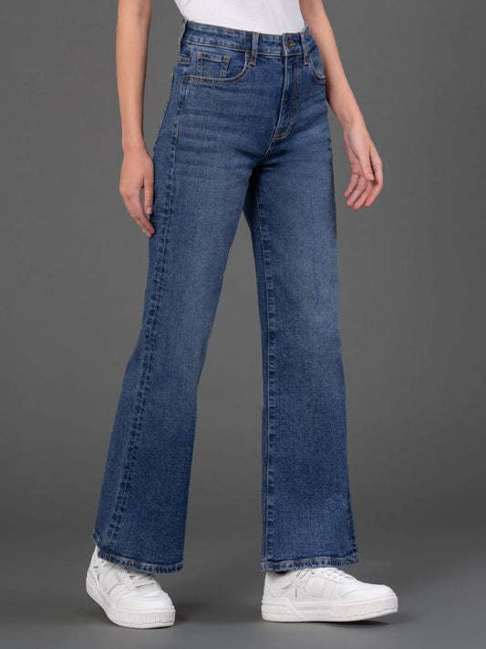 High Rise Flared Jeans for Women